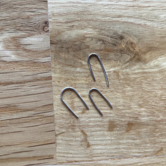 Sterling Silver Arch Earrings Mix & Match Set of 3 - Picture 2 of 5